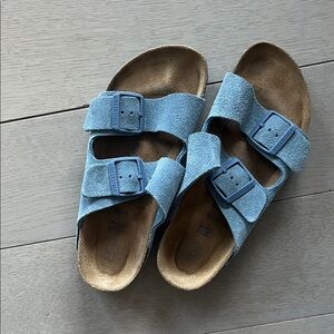 Birkenstock suede Blue Suede Arizona